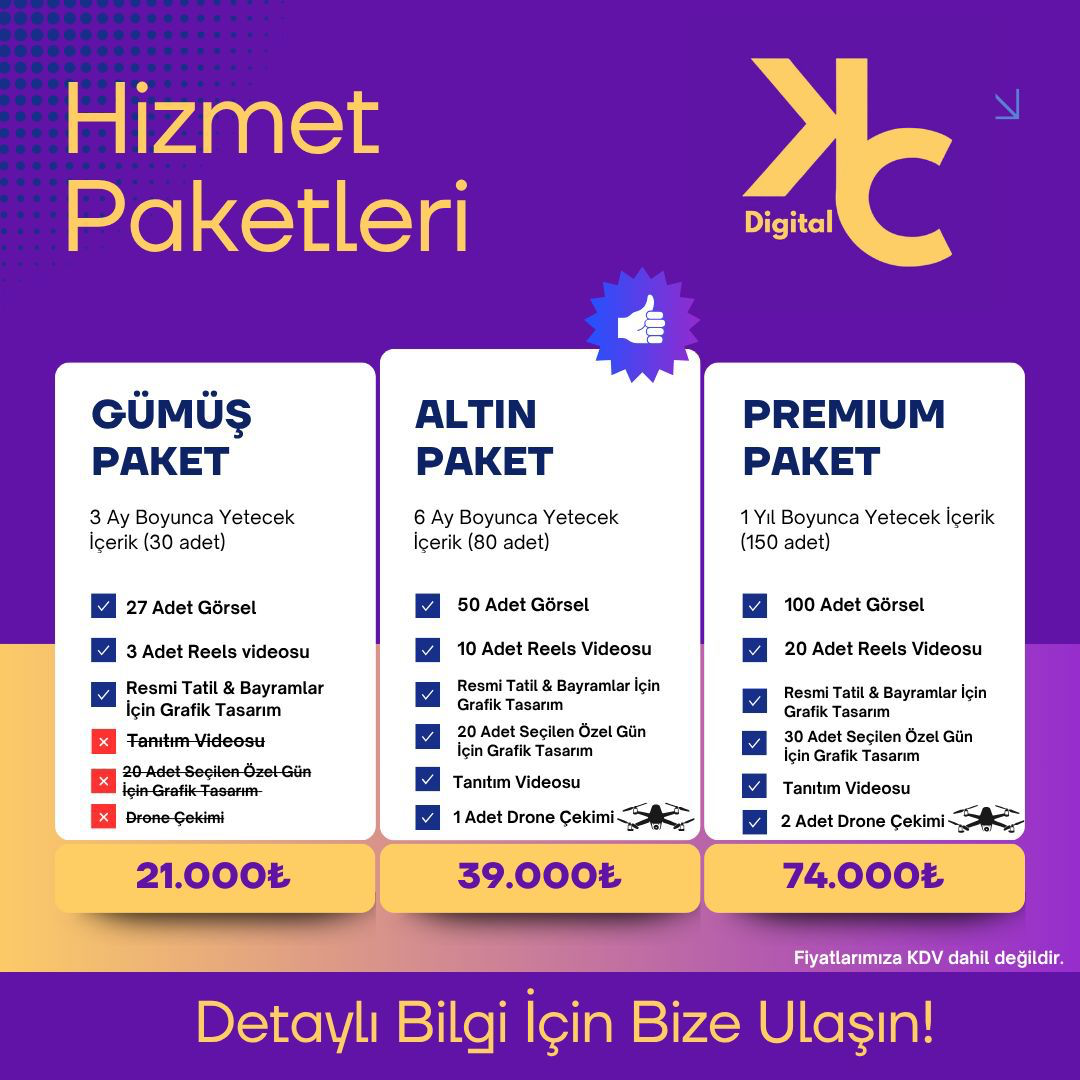 Paketlerimiz Görseli